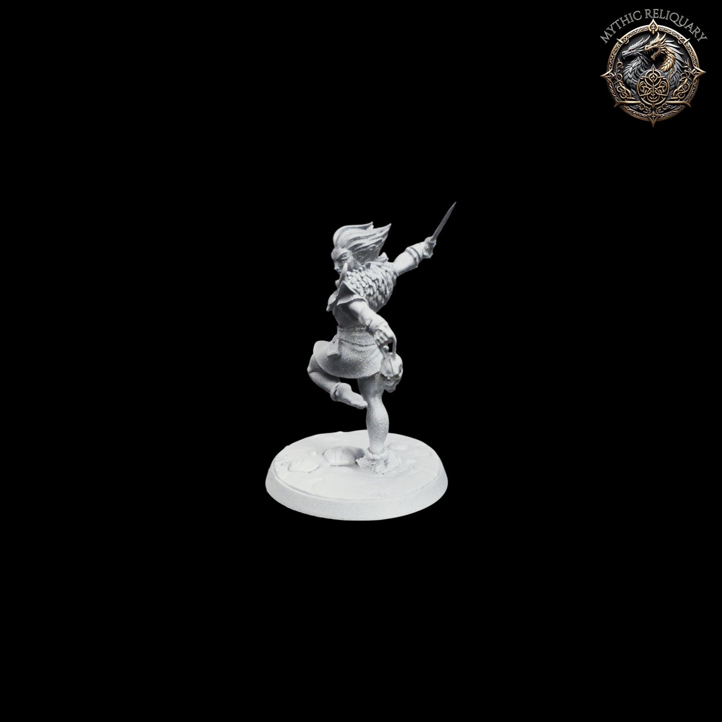 Frost Alfar Hunter by Artisan Guild | Pro-Printed Miniature | Elf Ranger, Headhunter Skirmisher for D&D, TTRPGs