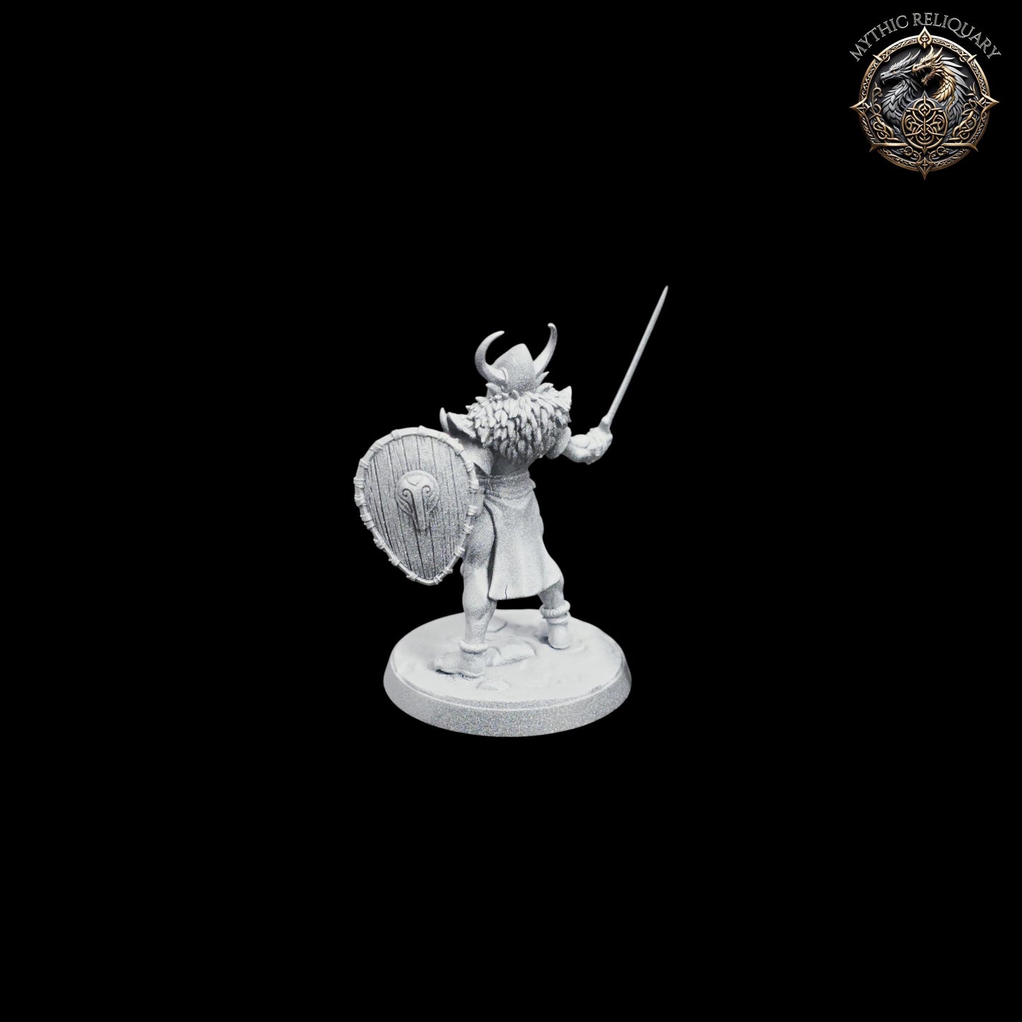 Frost Alfar Warrior by Artisan Guild | Pro-Printed Miniature | Elf Fighter, Sword and Shield Paladin for D&D, TTRPGs