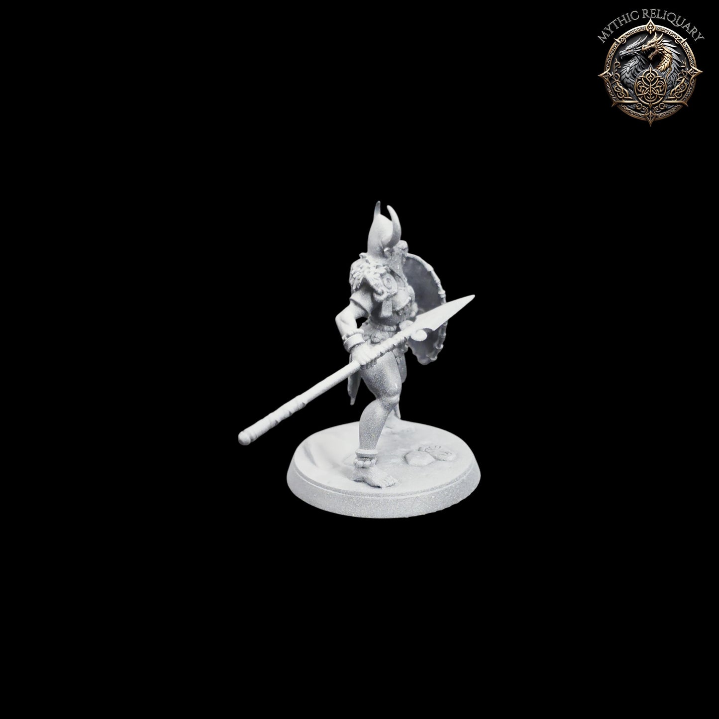 Frost Alfar Hunter by Artisan Guild | Pro-Printed Miniature | Elf Ranger, Viking Shieldmaiden for D&D, TTRPGs