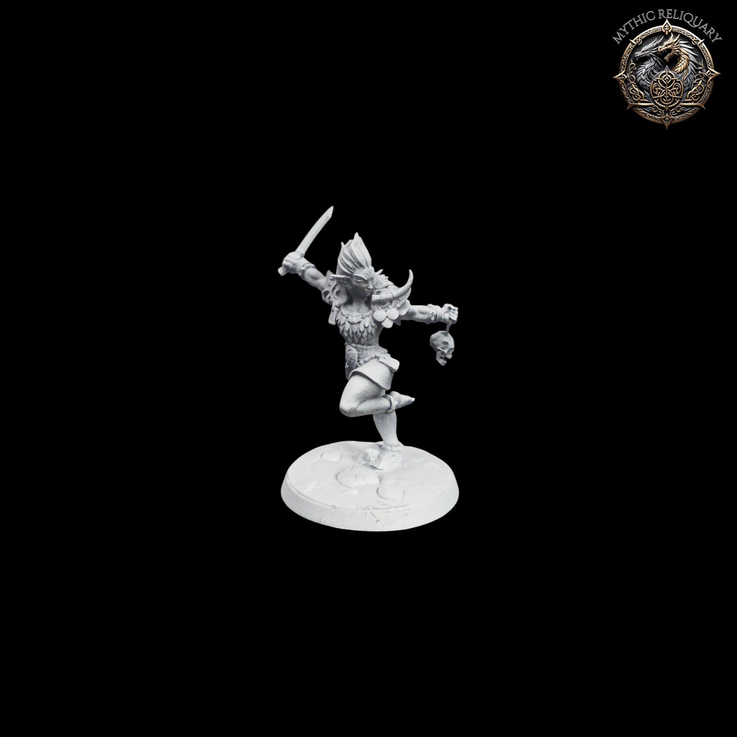 Frost Alfar Hunter by Artisan Guild | Pro-Printed Miniature | Elf Ranger, Headhunter Skirmisher for D&D, TTRPGs