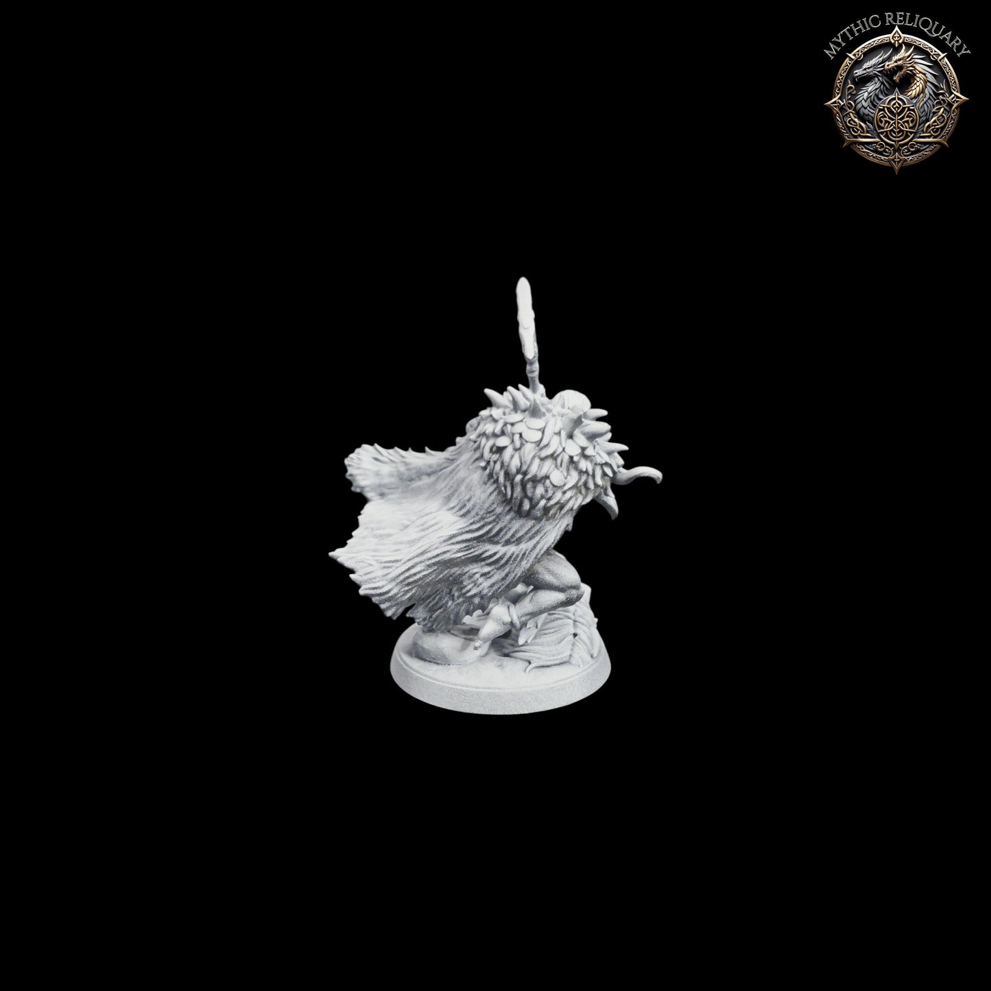 Kvällandir Trollkiller by Artisan Guild | Pro-Printed, Primed Miniature | Elf Barbarian, Ranger Slayer for D&D, TTRPGs