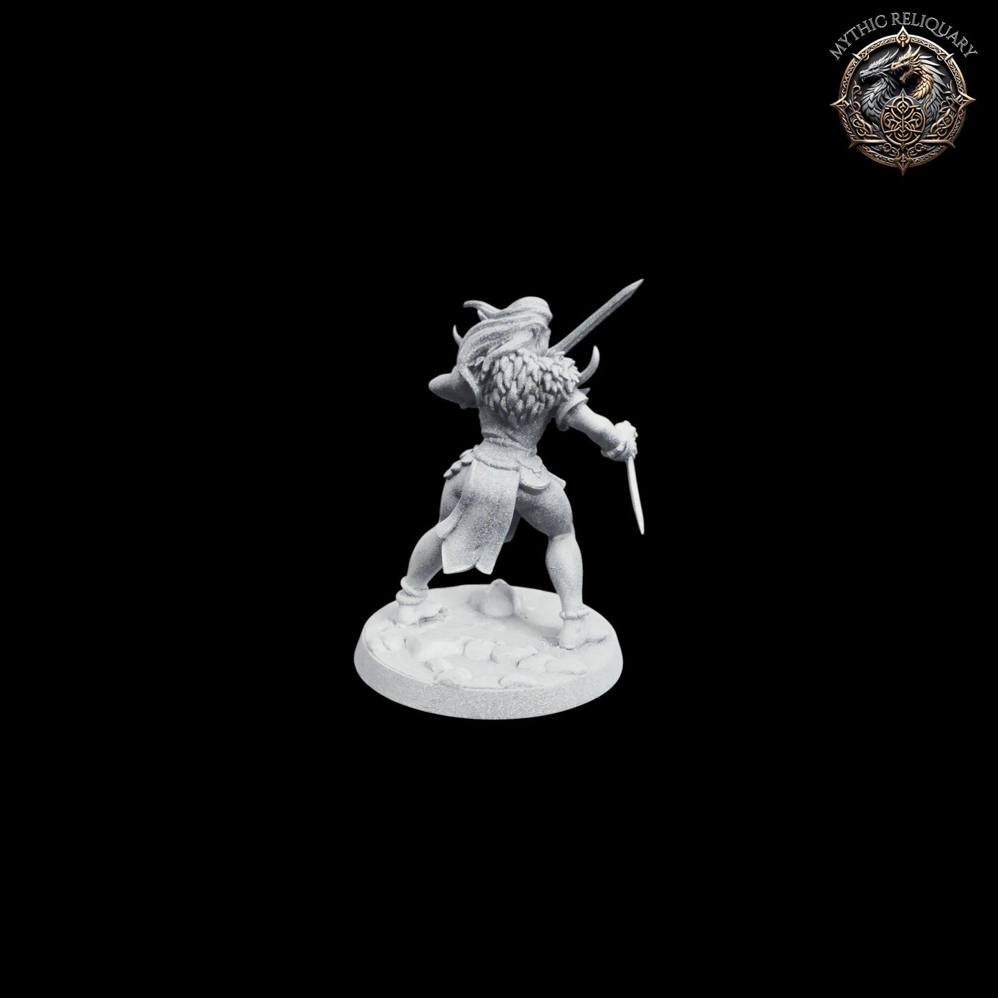 Frost Alfar Warrior by Artisan Guild | Pro-Printed Miniature | Elf Fighter, Female Barbarian for D&D, TTRPGs