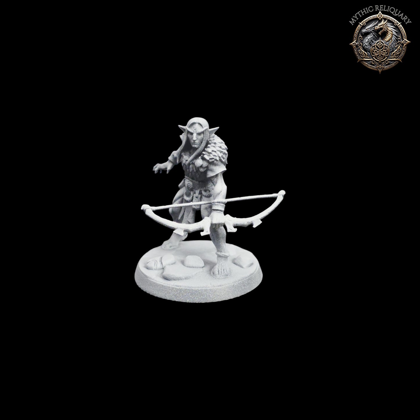 Frost Alfar Stalker by Artisan Guild | Pro-Printed Miniature | Elf Archer, Ranger Hunter for D&D, TTRPGs
