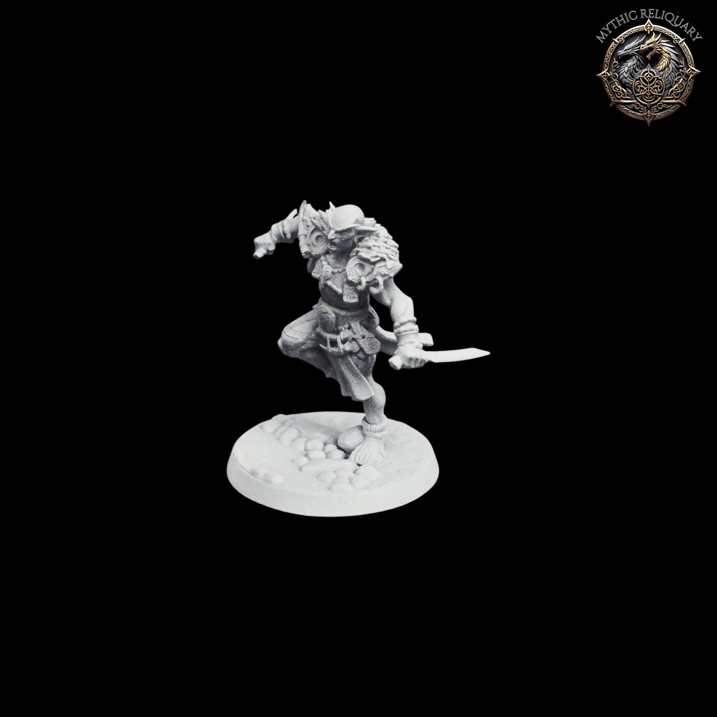 Frost Alfar Hunter by Artisan Guild | Pro-Printed Miniature | Elf Rogue, Dual Wield Ranger for D&D, TTRPGs