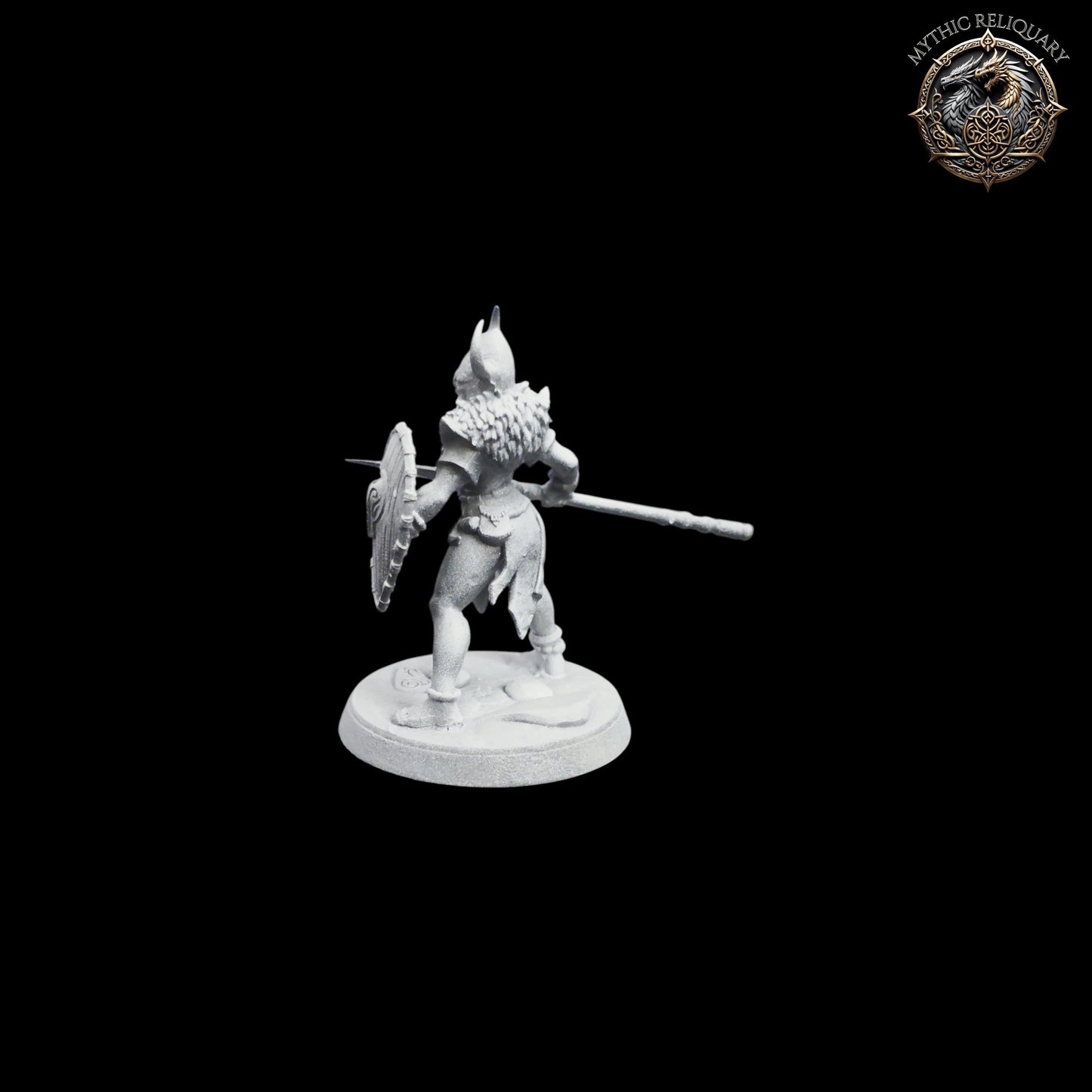 Frost Alfar Hunter by Artisan Guild | Pro-Printed Miniature | Elf Ranger, Viking Shieldmaiden for D&D, TTRPGs