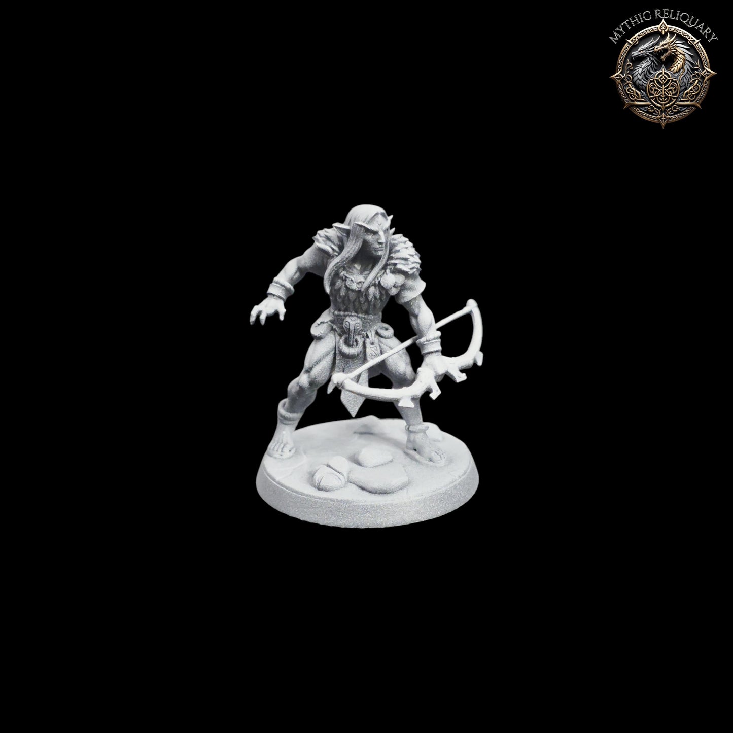 Frost Alfar Stalker by Artisan Guild | Pro-Printed Miniature | Elf Archer, Ranger Hunter for D&D, TTRPGs