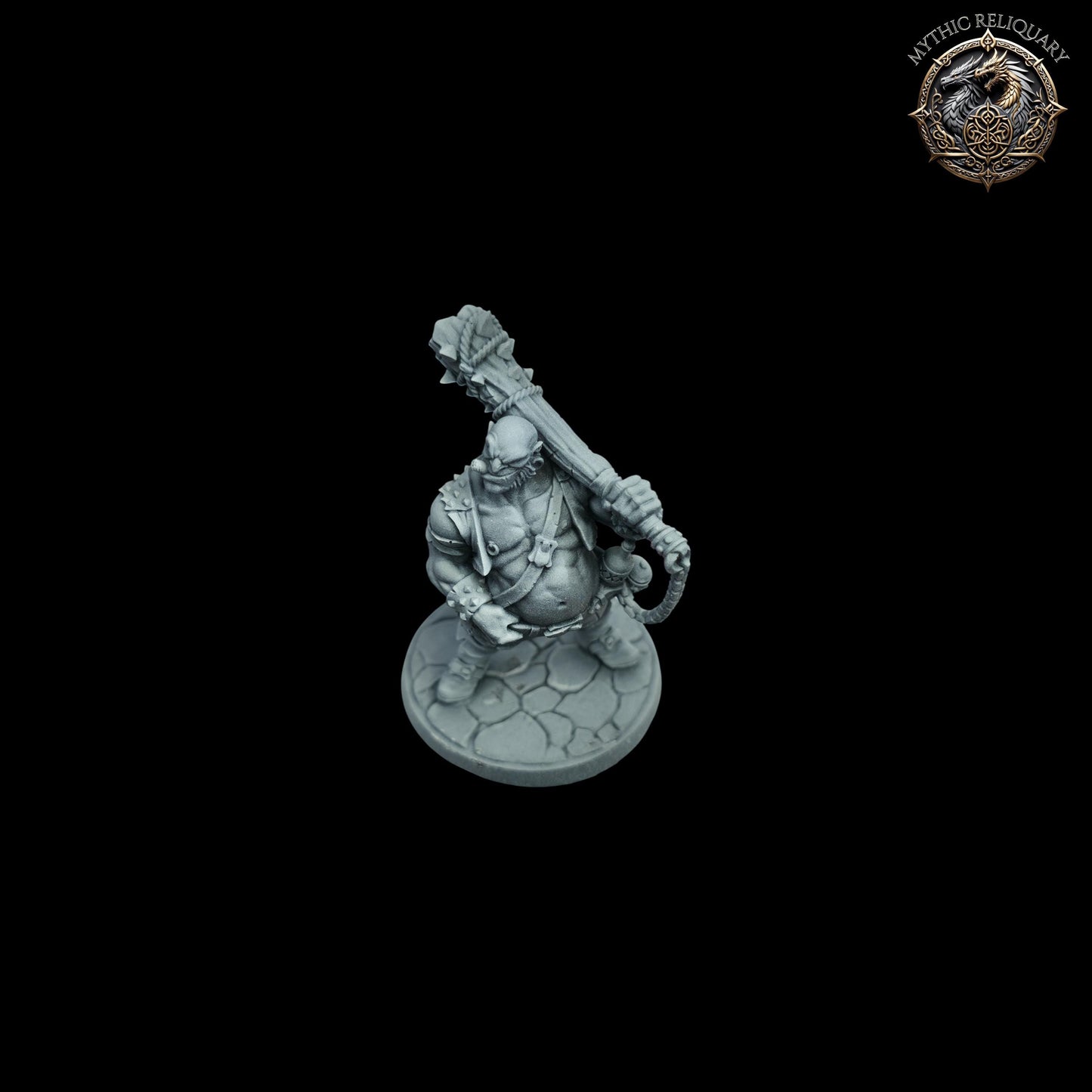 Dunn the Half-Ogre by Artisan Guild | Pro-Printed, Primed Miniature | D&D Brute, Barbarian Boss for TTRPGs
