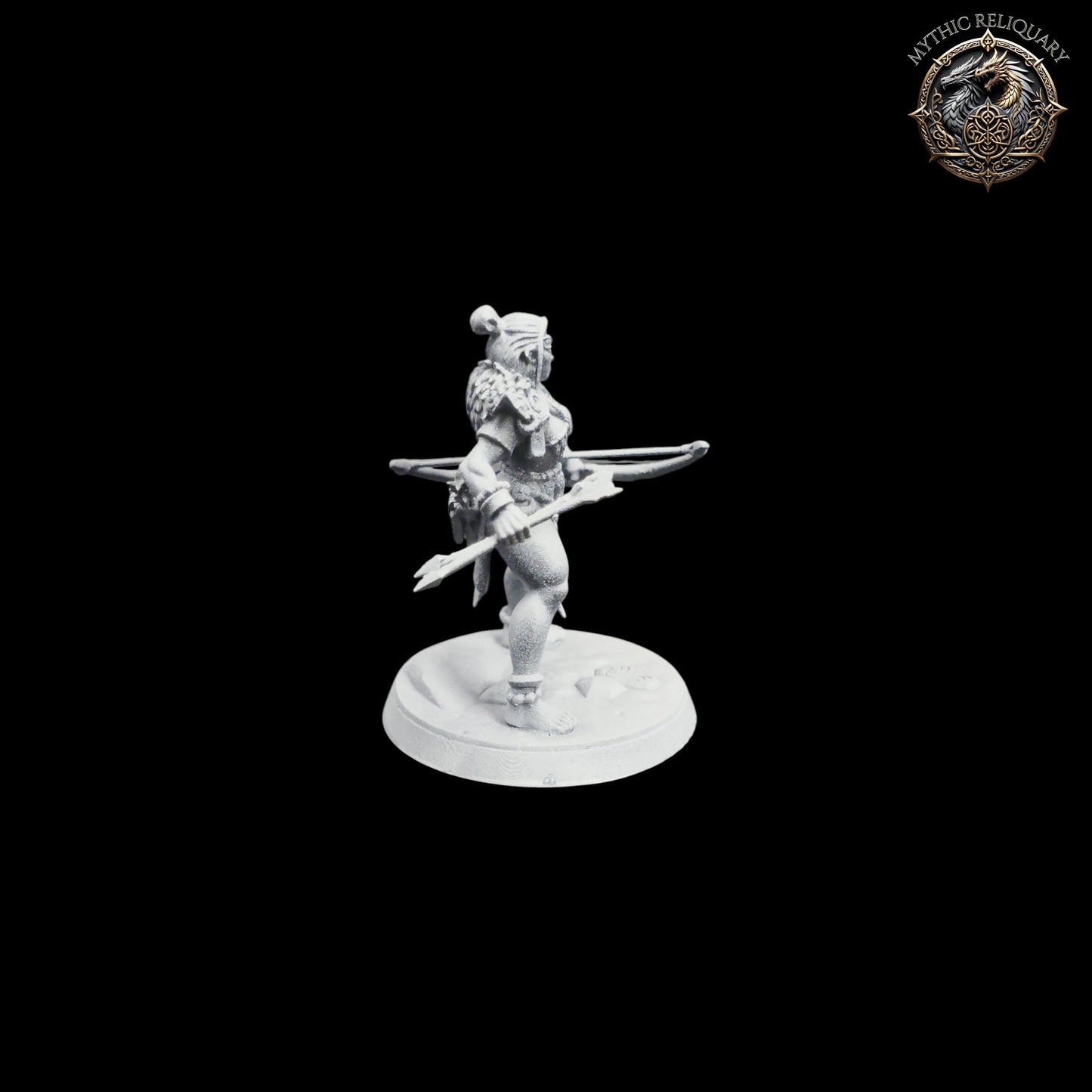 Frost Alfar Hunter by Artisan Guild | Pro-Printed Miniature | Elf Archer, Ranger Scout for D&D, TTRPGs