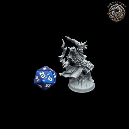 Human Warlock Miniature: Marko, Sol Justiciar - Artisan Guild D&D Model