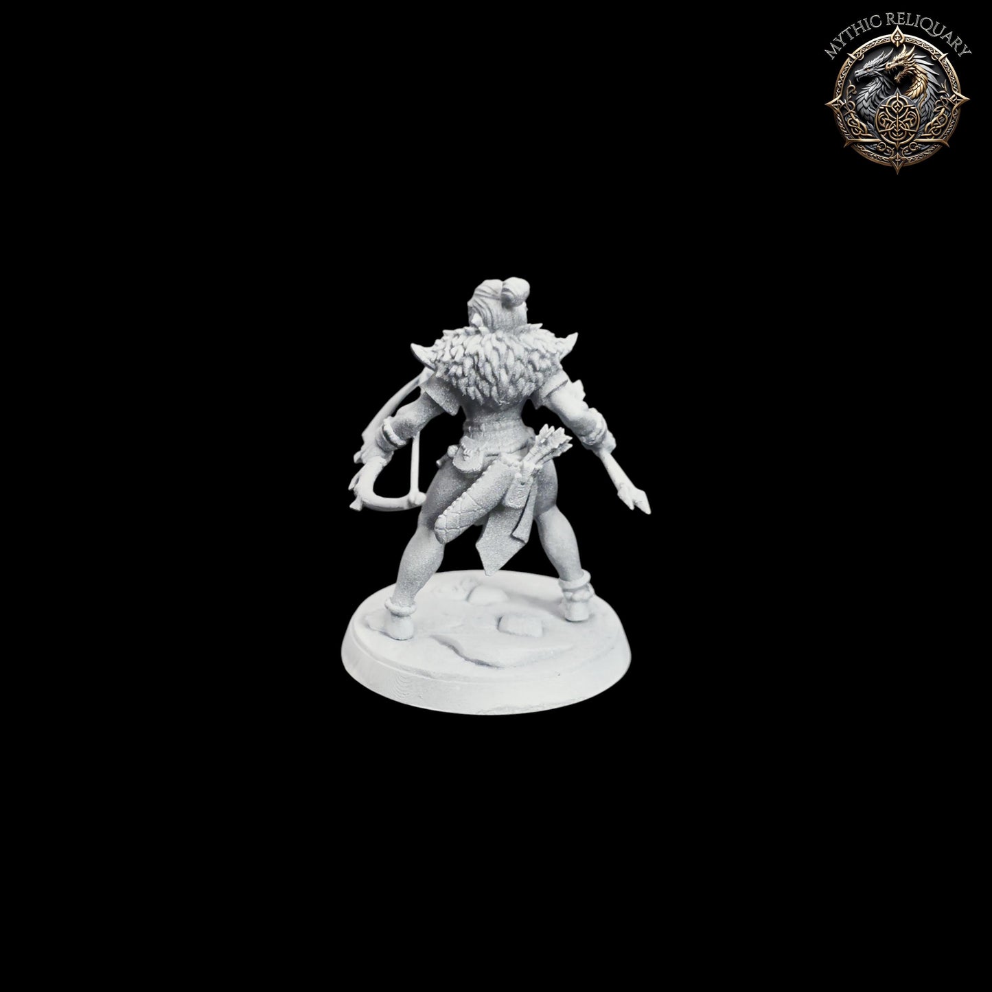 Frost Alfar Hunter by Artisan Guild | Pro-Printed Miniature | Elf Archer, Ranger Scout for D&D, TTRPGs