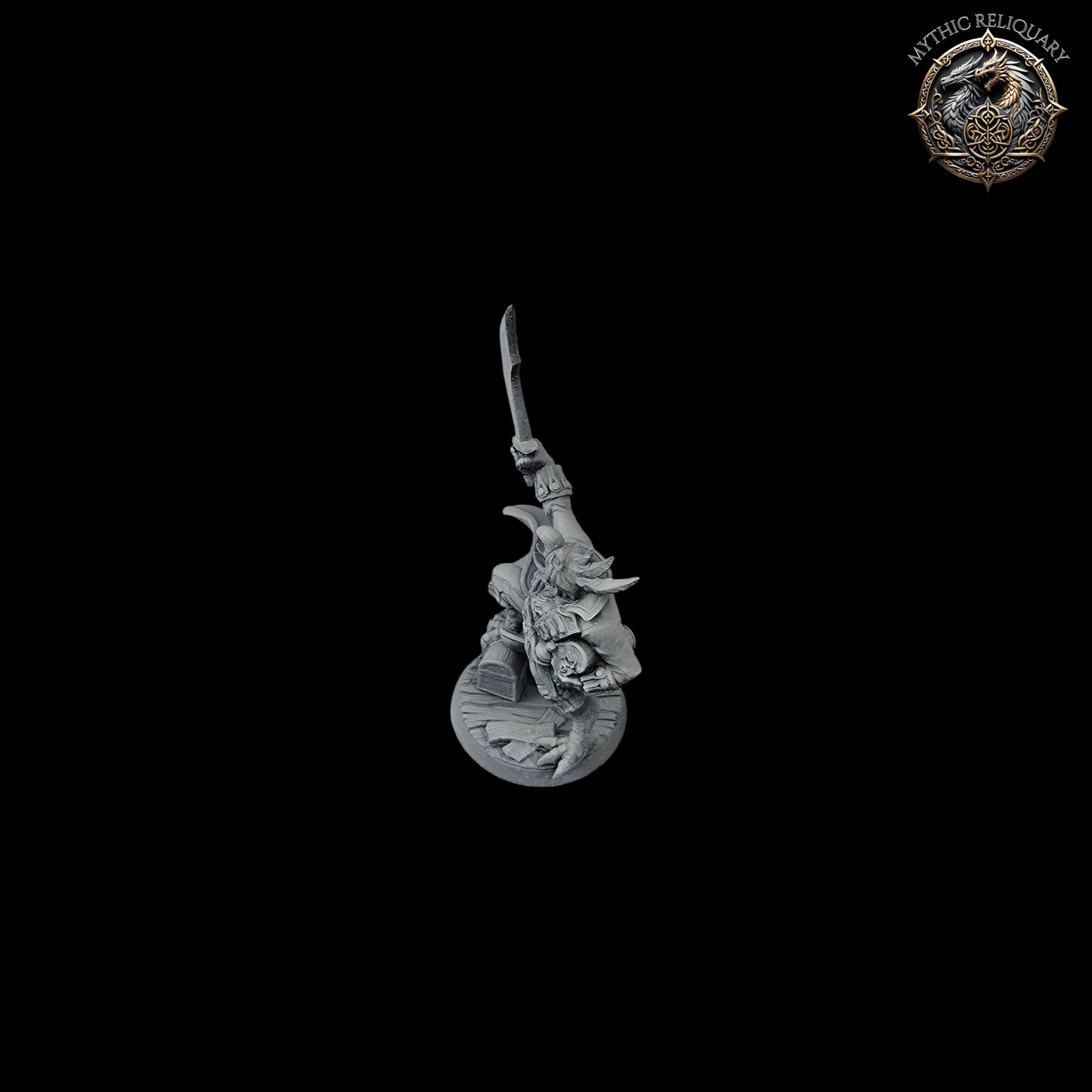 Gyros Shipwrecker by Artisan Guild | Pro-Printed, Primed Miniature | Tengu Rogue, Kenku Swashbuckler for D&D, TTRPGs