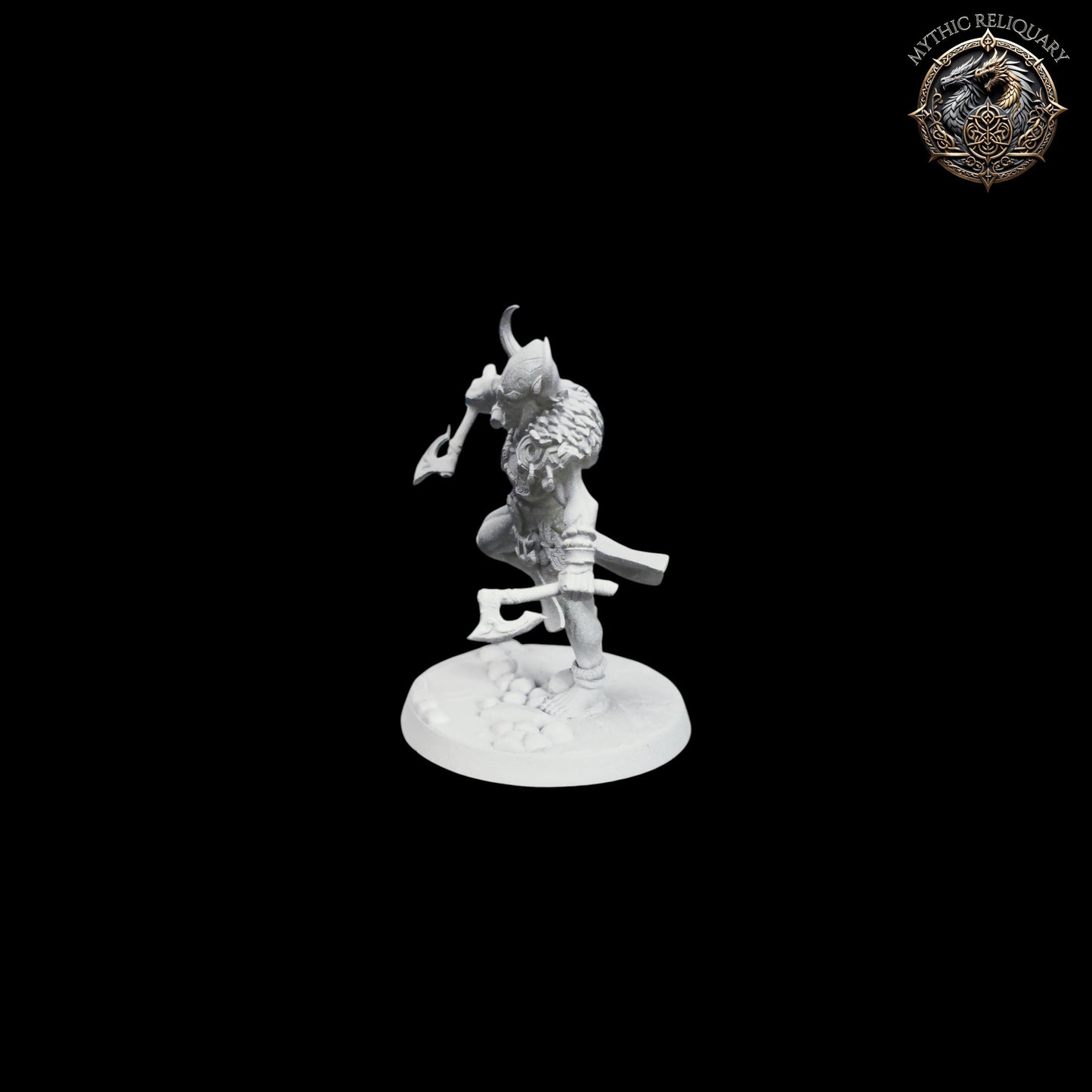 Frost Alfar Hunter by Artisan Guild | Pro-Printed Miniature | Elf Barbarian, Berserker Ranger for D&D, TTRPGs