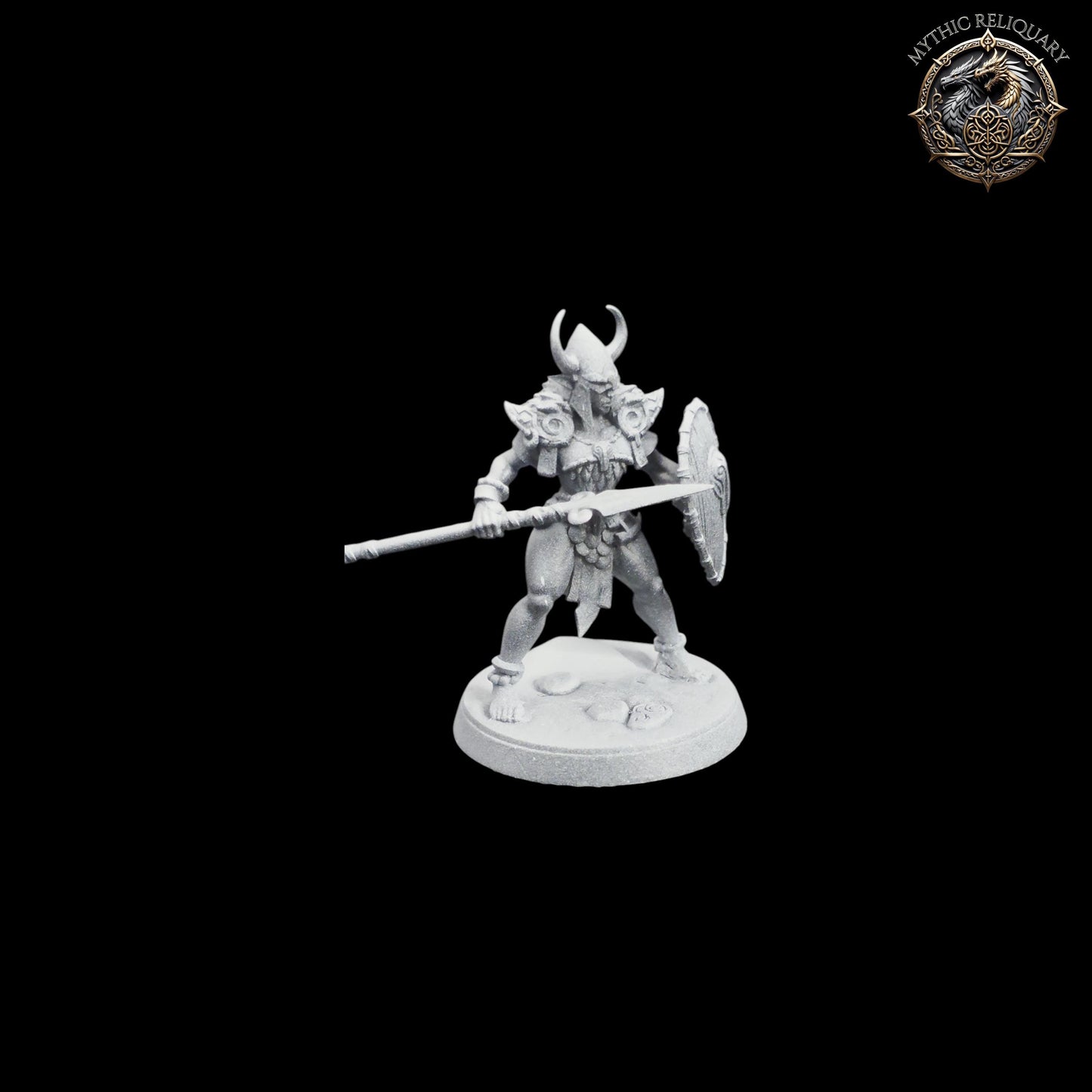 Frost Alfar Hunter by Artisan Guild | Pro-Printed Miniature | Elf Ranger, Viking Shieldmaiden for D&D, TTRPGs