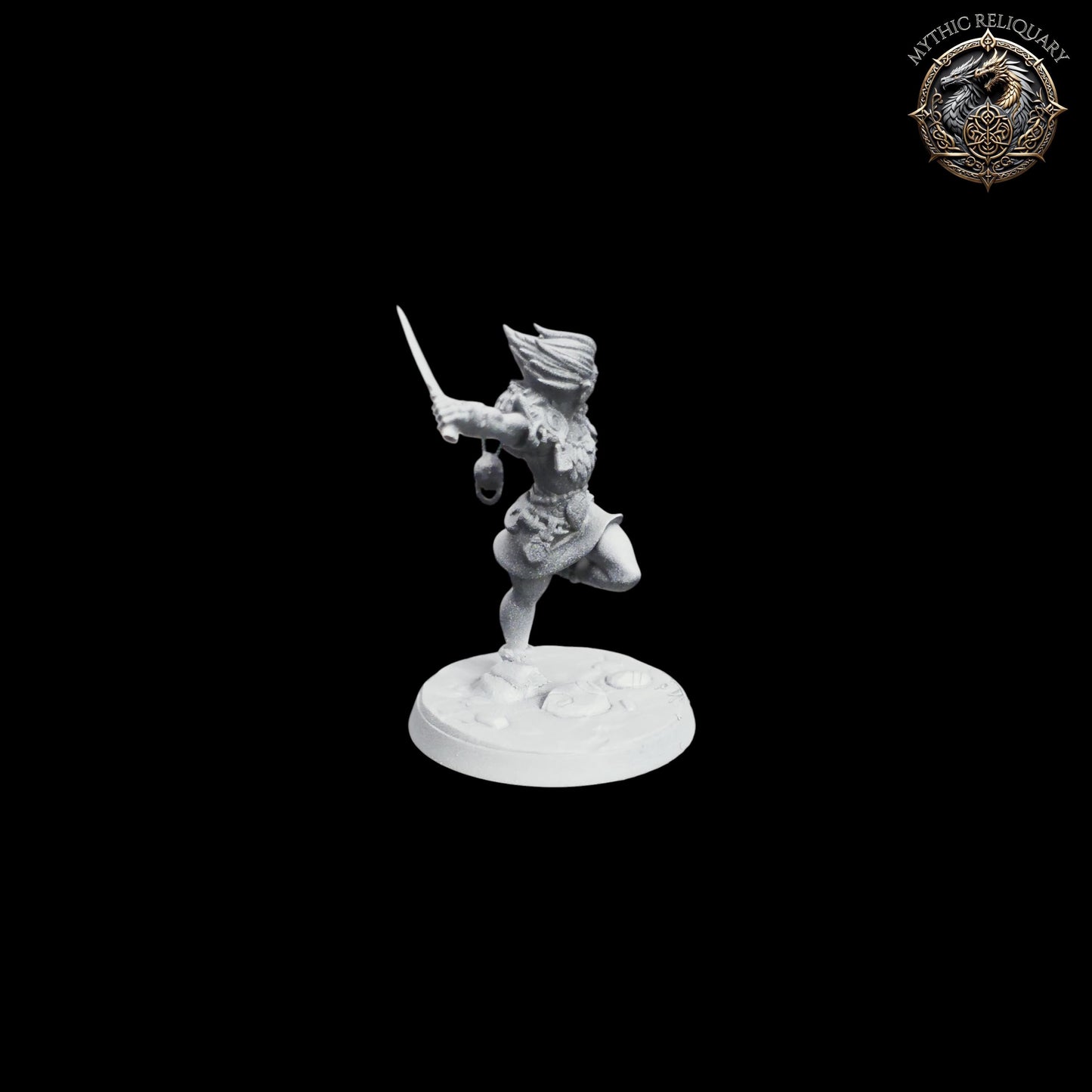 Frost Alfar Hunter by Artisan Guild | Pro-Printed Miniature | Elf Ranger, Headhunter Skirmisher for D&D, TTRPGs