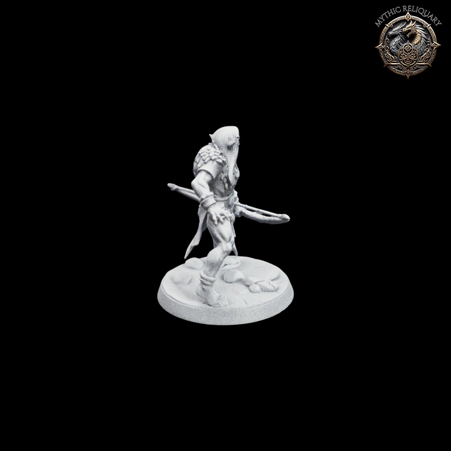 Frost Alfar Stalker by Artisan Guild | Pro-Printed Miniature | Elf Archer, Ranger Hunter for D&D, TTRPGs