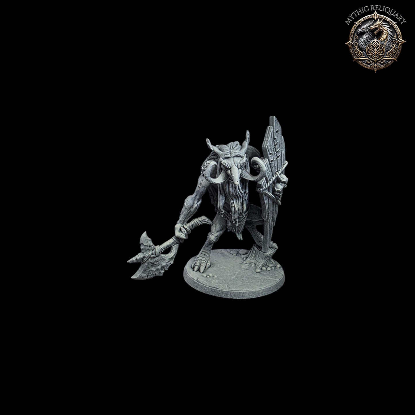 Zukki the Cellist Troll (Axe & Shield) - Artisan Guild |Troll Miniature | DnD | Boss Monster