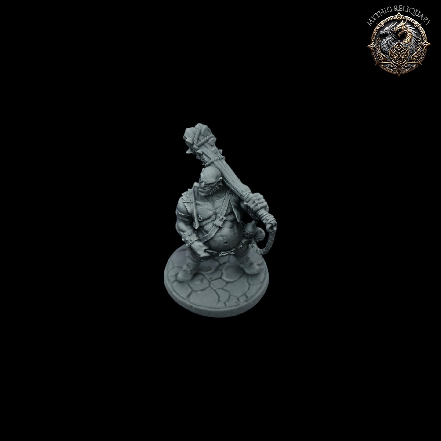Dunn the Half-Ogre by Artisan Guild | Pro-Printed, Primed Miniature | D&D Brute, Barbarian Boss for TTRPGs