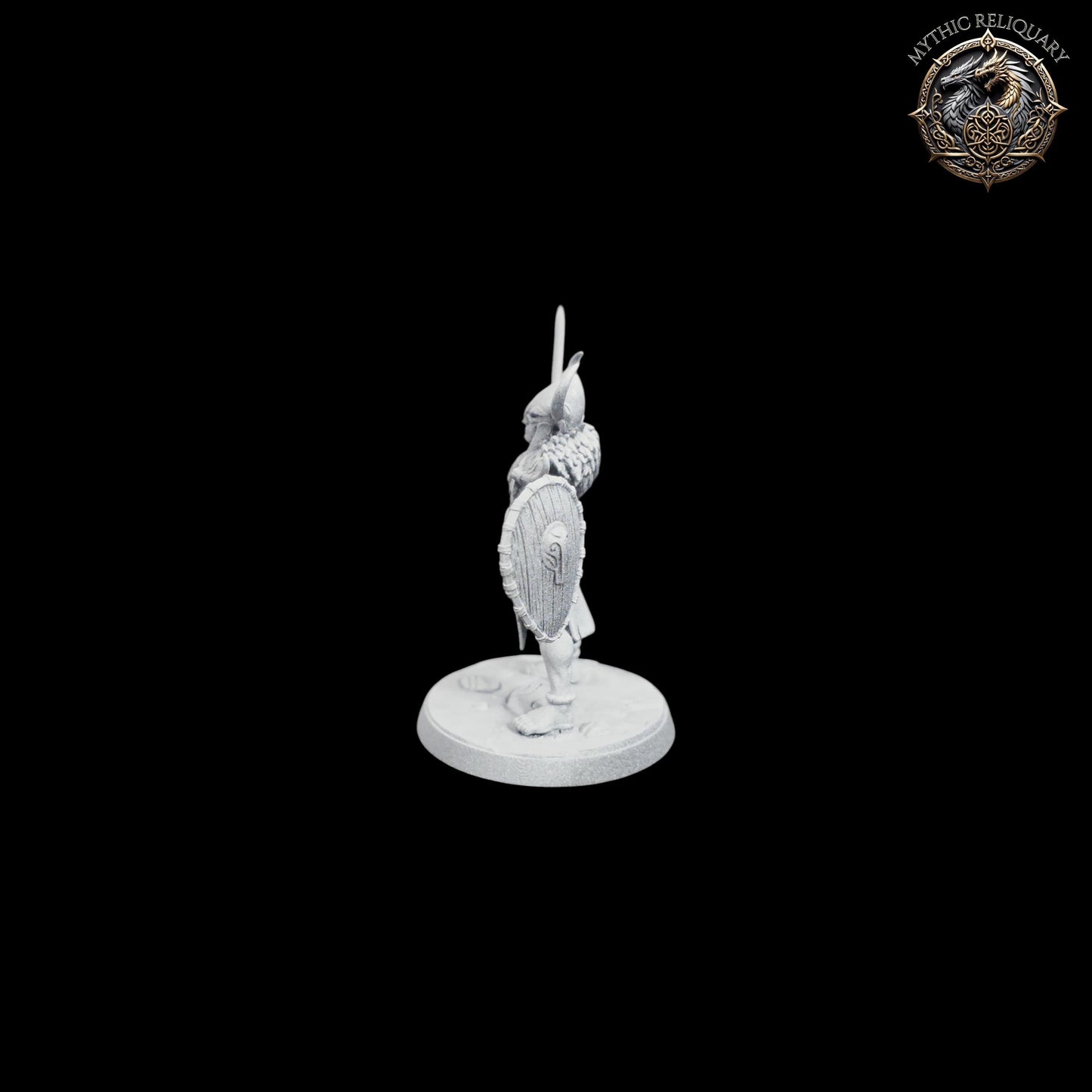 Frost Alfar Warrior by Artisan Guild | Pro-Printed Miniature | Elf Fighter, Sword and Shield Paladin for D&D, TTRPGs