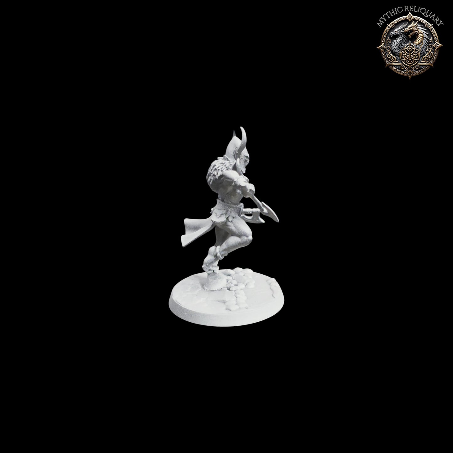 Frost Alfar Hunter by Artisan Guild | Pro-Printed Miniature | Elf Barbarian, Berserker Ranger for D&D, TTRPGs