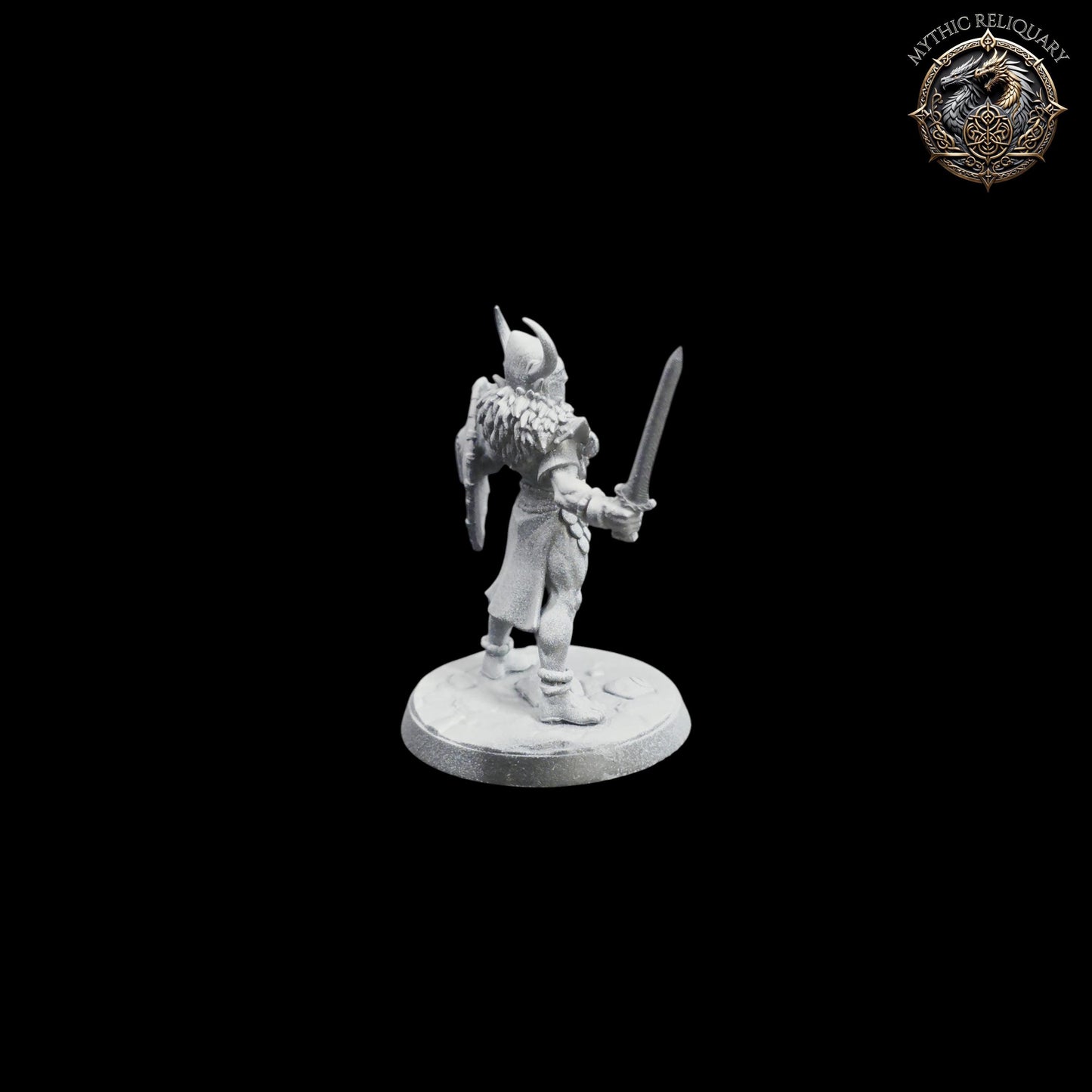 Frost Alfar Warrior by Artisan Guild | Pro-Printed Miniature | Elf Fighter, Sword and Shield Paladin for D&D, TTRPGs