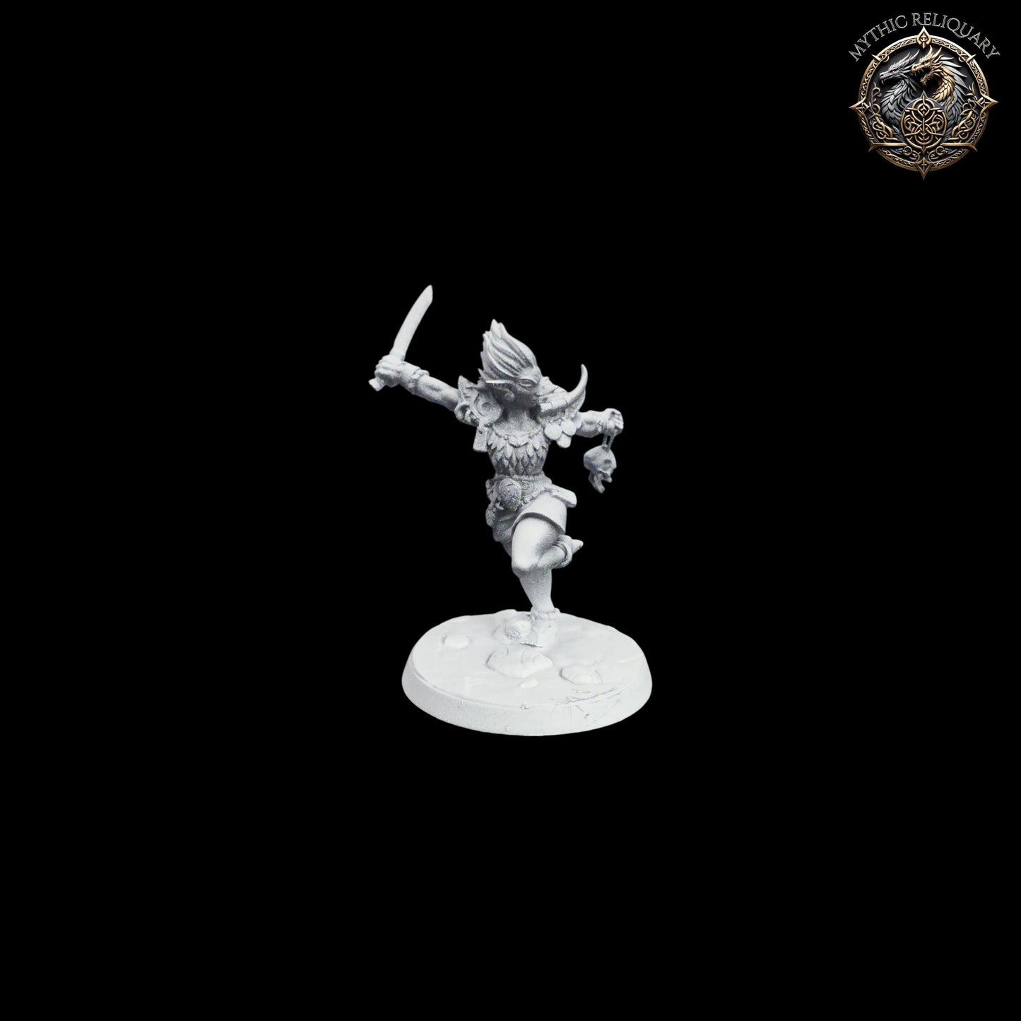 Frost Alfar Hunter by Artisan Guild | Pro-Printed Miniature | Elf Ranger, Headhunter Skirmisher for D&D, TTRPGs