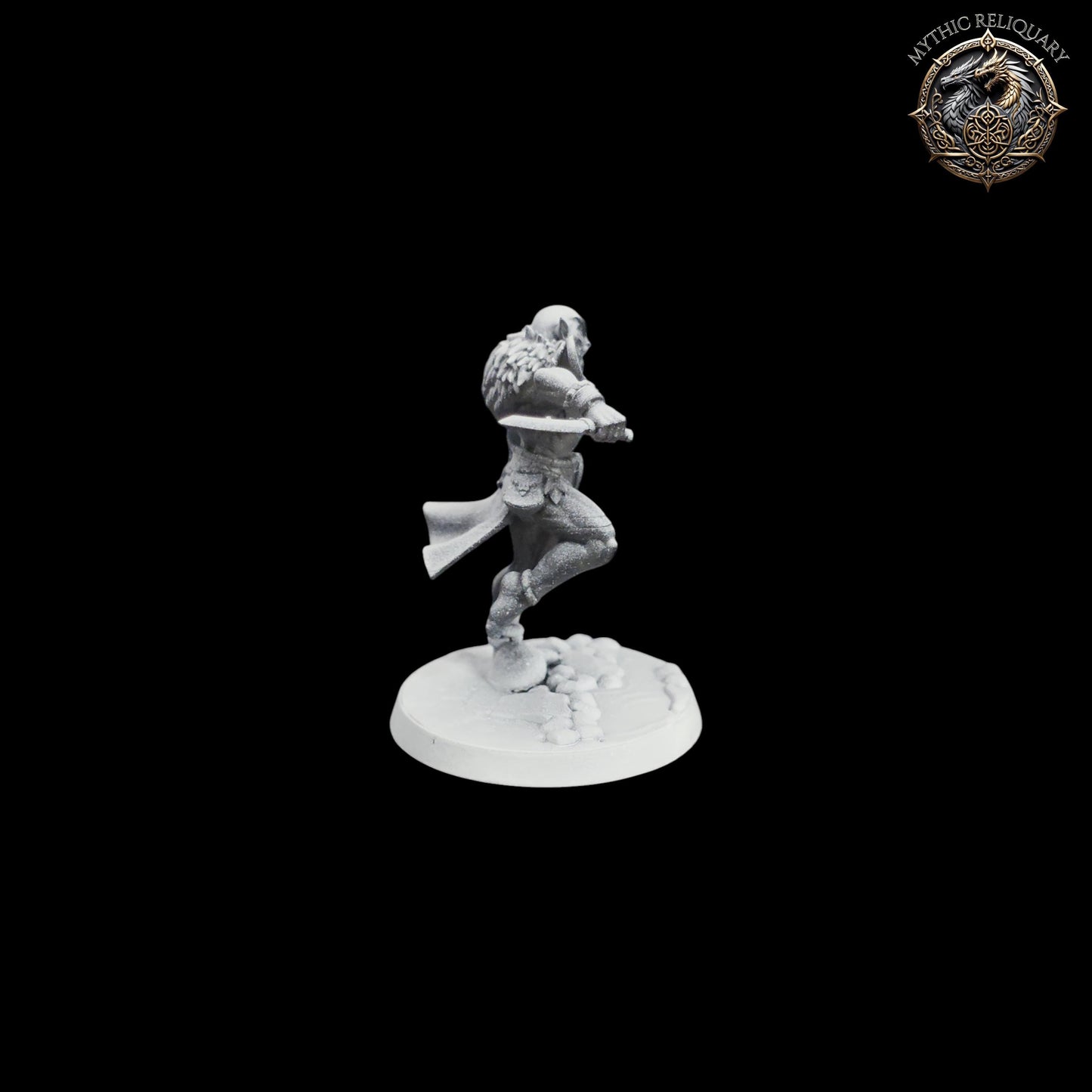 Frost Alfar Hunter by Artisan Guild | Pro-Printed Miniature | Elf Rogue, Dual Wield Ranger for D&D, TTRPGs