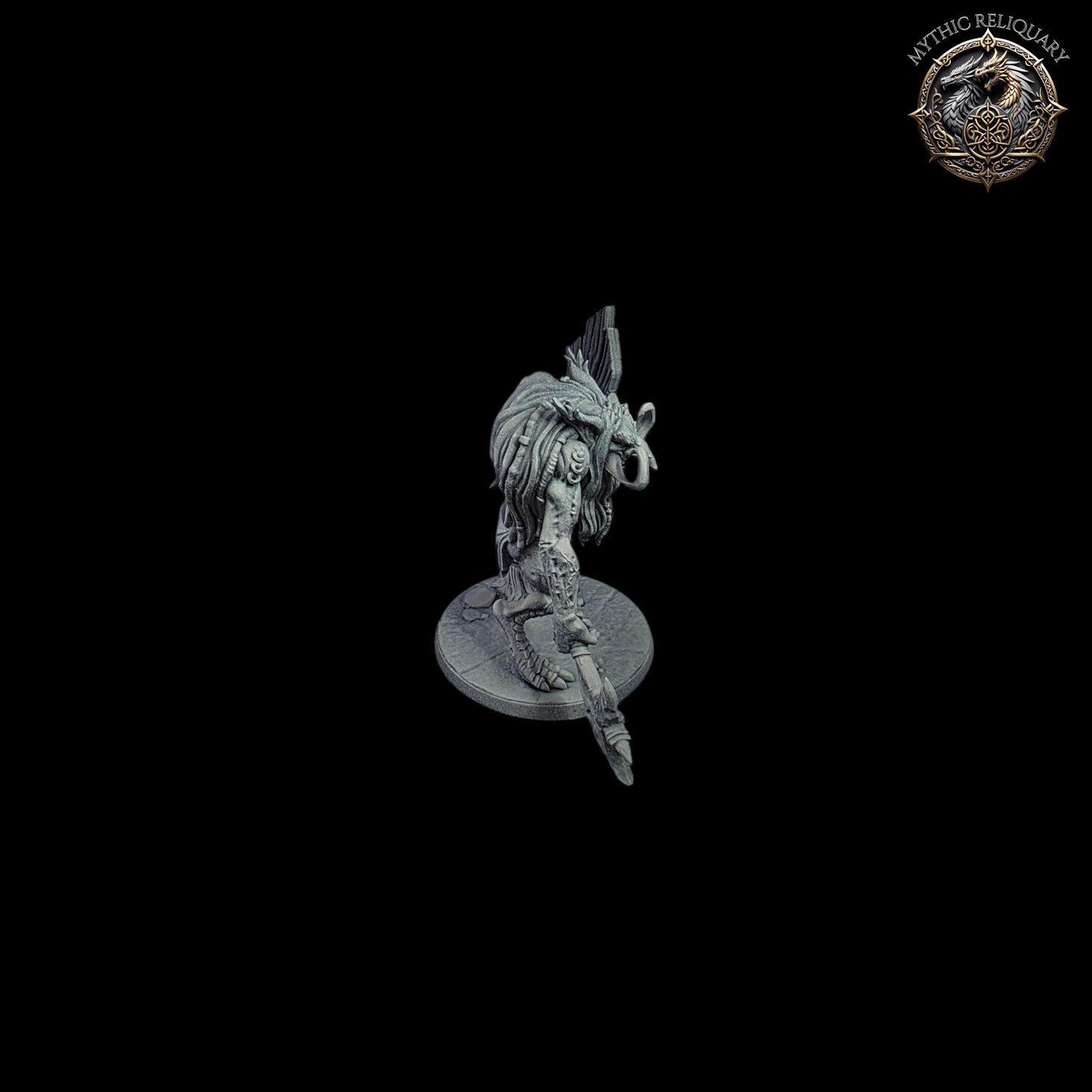 Zukki the Cellist Troll (Axe & Shield) - Artisan Guild |Troll Miniature | DnD | Boss Monster