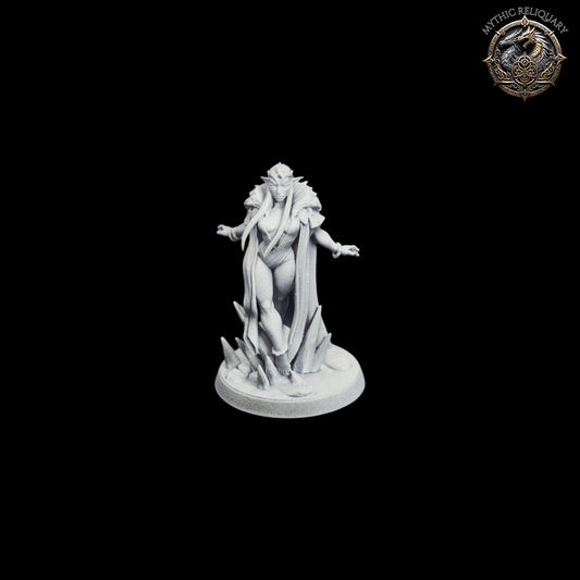 Myrravel the Frost Princess by Artisan Guild | Pro-Printed Miniature | Ice Queen, Fey Sorceress for D&D, TTRPGs