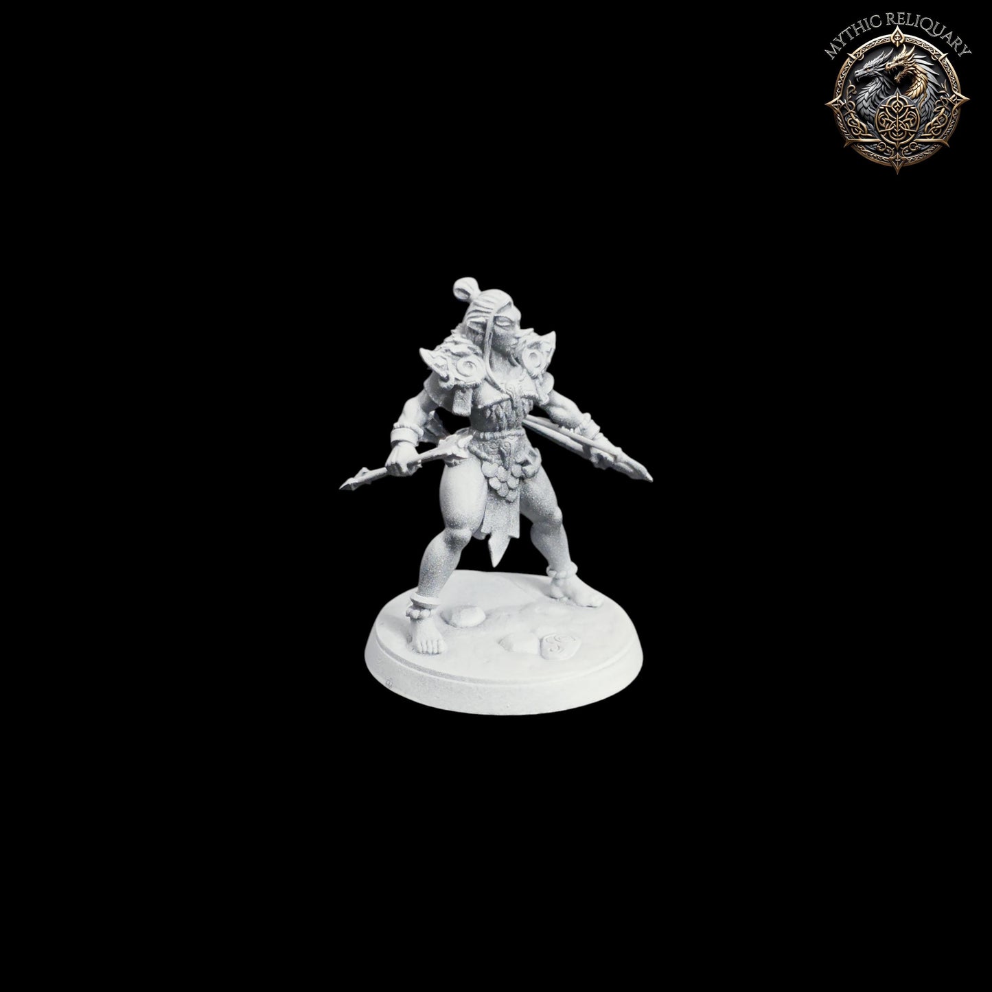 Frost Alfar Hunter by Artisan Guild | Pro-Printed Miniature | Elf Archer, Ranger Scout for D&D, TTRPGs