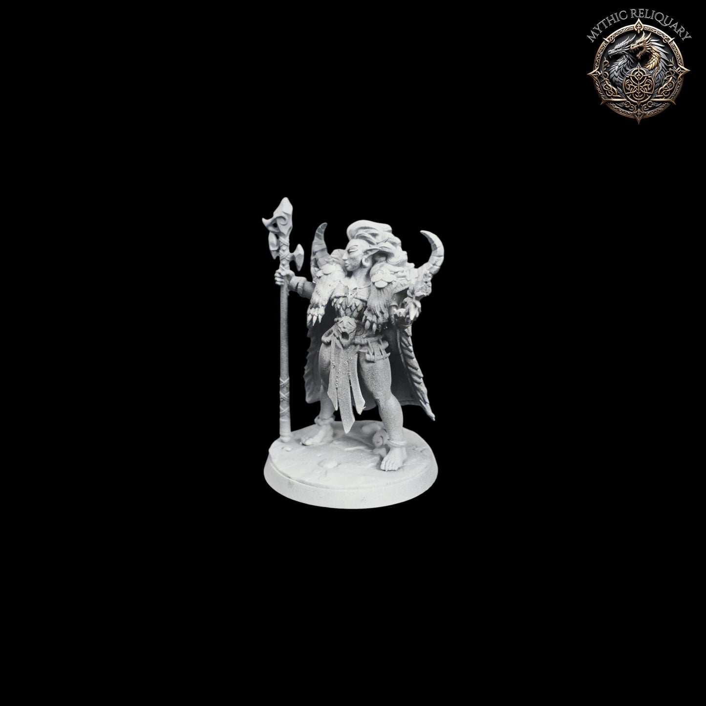 Ylvethra Frostbloom by Artisan Guild | Pro-Printed Miniature | Elf Mage, Winter Druid for D&D, TTRPGs