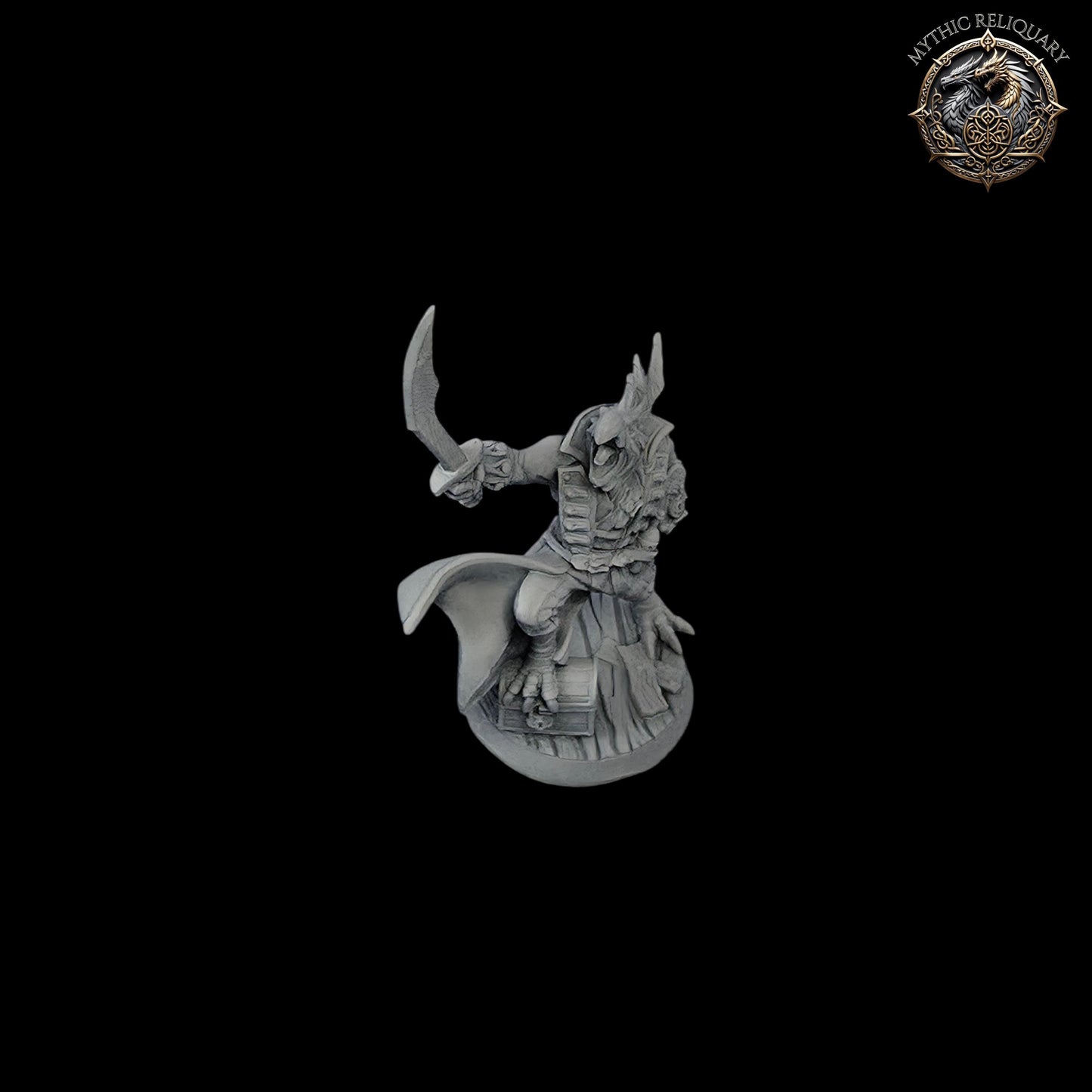 Gyros Shipwrecker by Artisan Guild | Pro-Printed, Primed Miniature | Tengu Rogue, Kenku Swashbuckler for D&D, TTRPGs