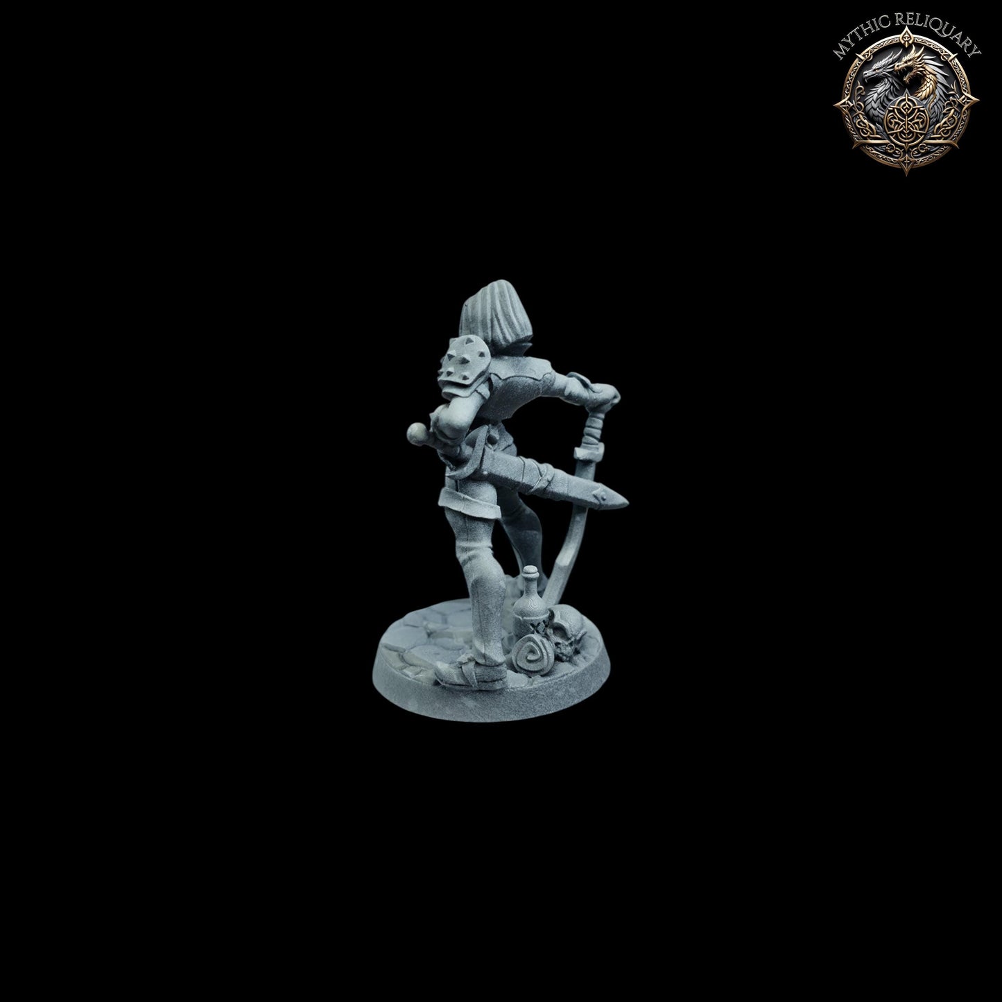 Female Knight Miniature - Aline the Bold by Artisan Guild | Pro-Printed Model | D&D | Human Warrior