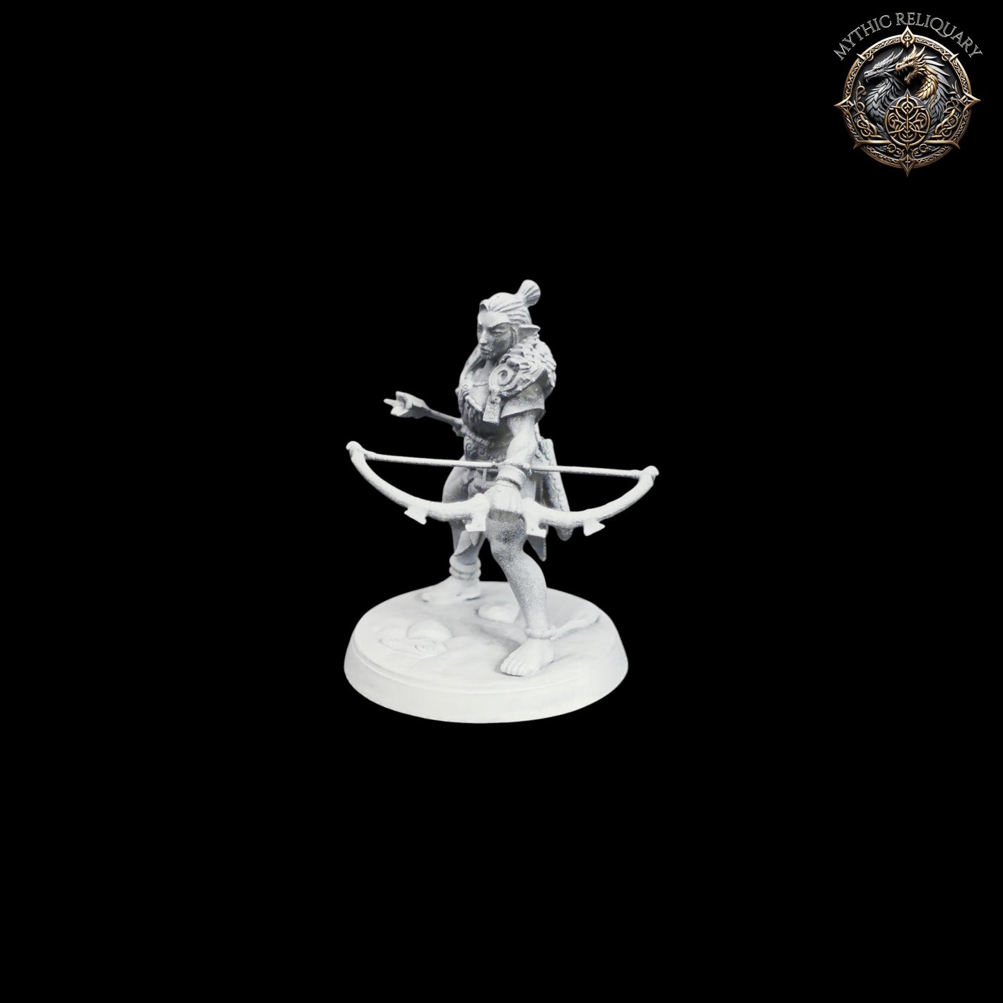 Frost Alfar Hunter by Artisan Guild | Pro-Printed Miniature | Elf Archer, Ranger Scout for D&D, TTRPGs