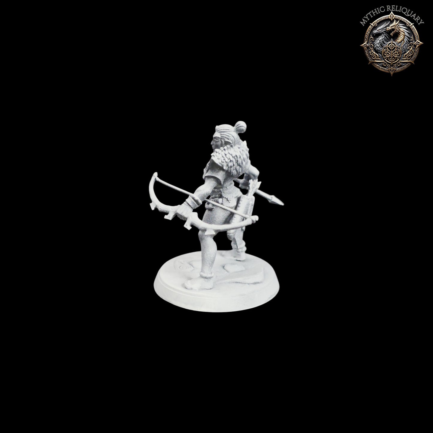 Frost Alfar Hunter by Artisan Guild | Pro-Printed Miniature | Elf Archer, Ranger Scout for D&D, TTRPGs