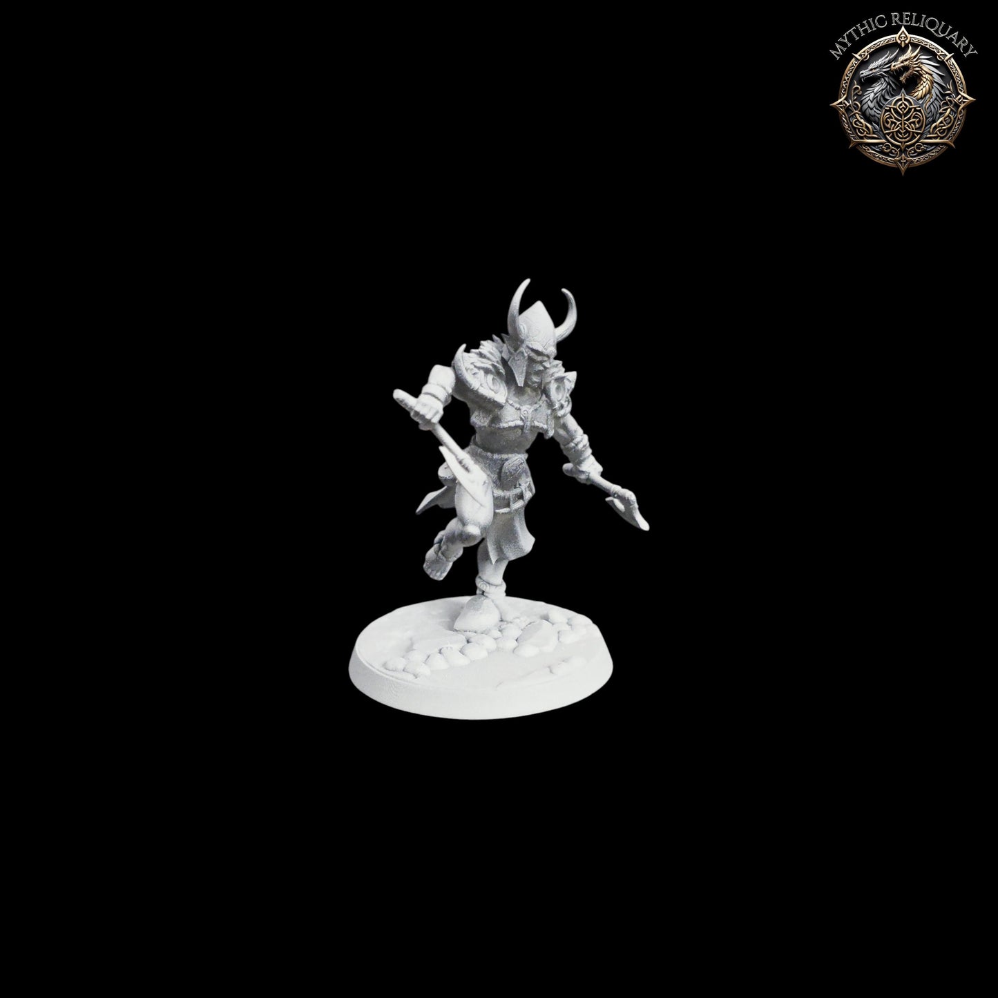 Frost Alfar Hunter by Artisan Guild | Pro-Printed Miniature | Elf Barbarian, Berserker Ranger for D&D, TTRPGs