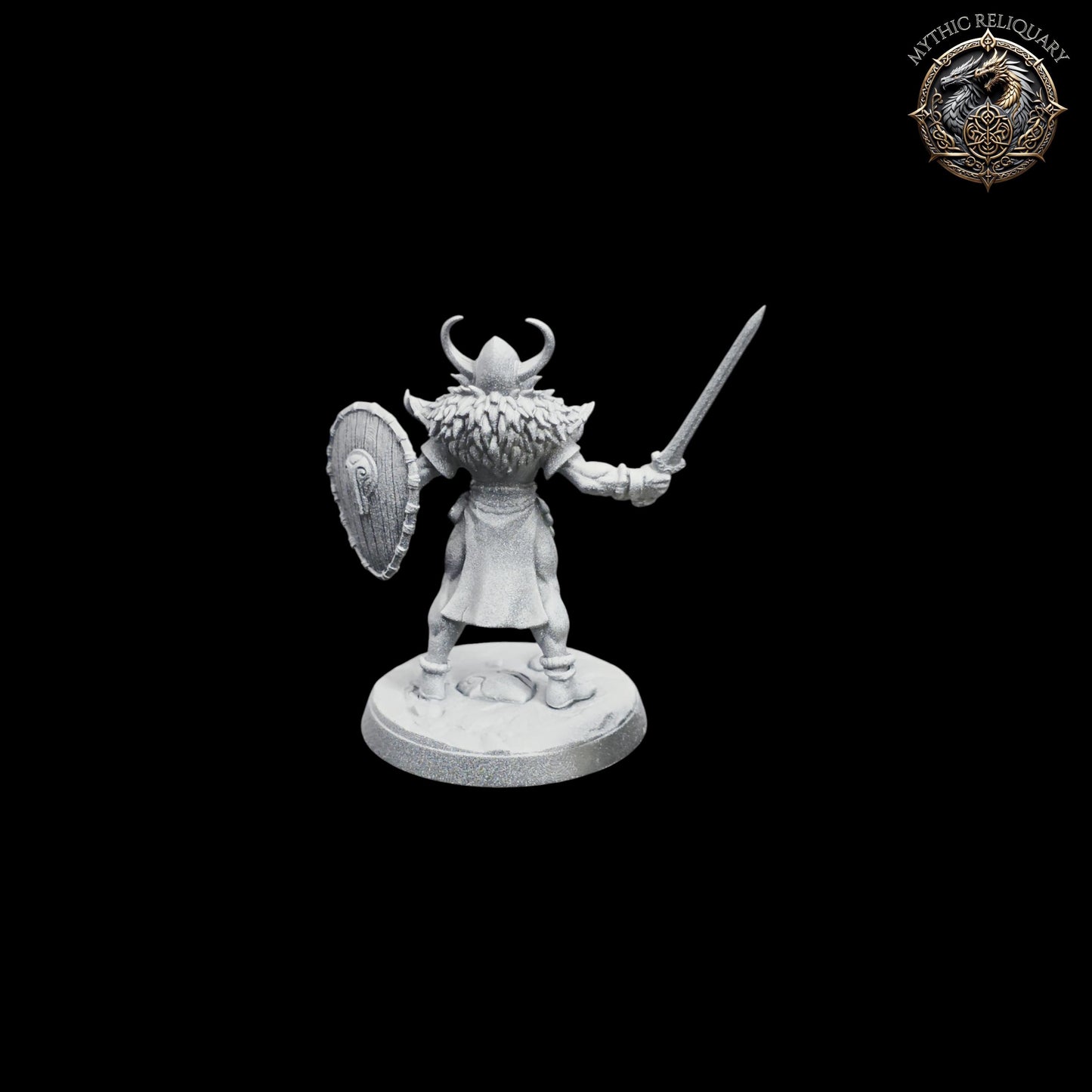 Frost Alfar Warrior by Artisan Guild | Pro-Printed Miniature | Elf Fighter, Sword and Shield Paladin for D&D, TTRPGs