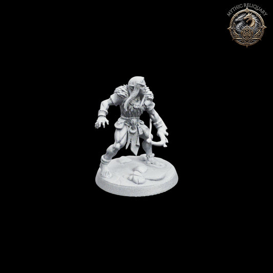 Frost Alfar Stalker by Artisan Guild | Pro-Printed Miniature | Elf Archer, Ranger Hunter for D&D, TTRPGs